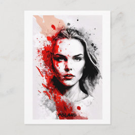 Polen Briefkaart - Portret - Vrouwenwereld