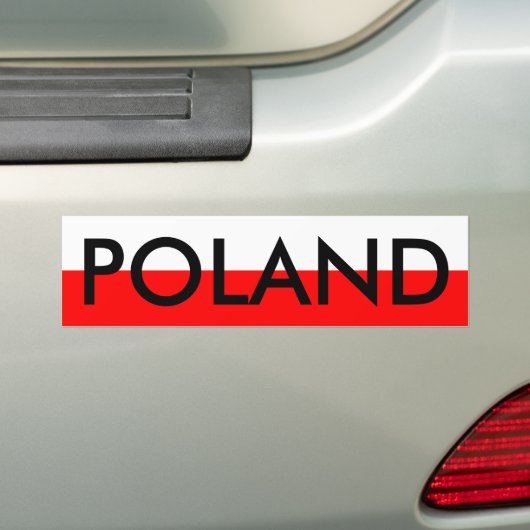 Polen Bumpersticker (Op auto)
