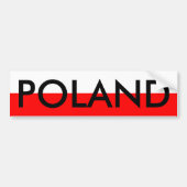 Polen Bumpersticker (Voorkant)
