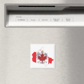 Polen Canada Vlaggenkaart Magneet (Insitu (Vaatwasser))
