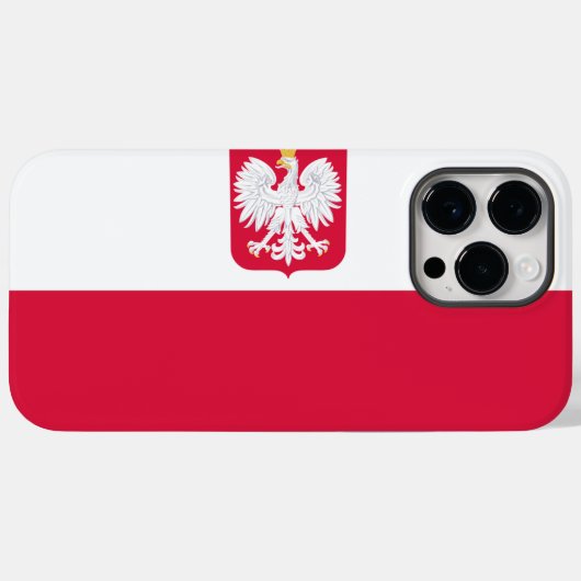 Polen Case-Mate iPhone Case (Achterkant (horizontaal))