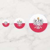 Polen Confetti, adelaar, Poolse vlag Confetti (Voorkanten)
