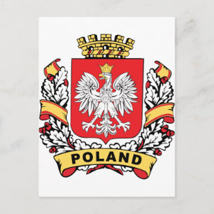 Polen Crest Briefkaart