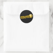 Polen Drink Team Ronde Sticker (Tas)
