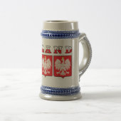 Polen Eagle Flag Shields Bierpul (Voorkant rechts)
