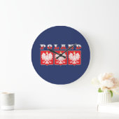 Polen Eagle Flag Shields Grote Klok (Huis)