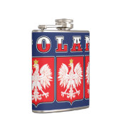 Polen Eagle Flag Shields Heupfles (Rechts)