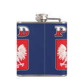 Polen Eagle Flag Shields Heupfles (Achterkant)