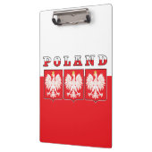 Polen Eagle Flag Shields Klembord (Links)
