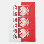 Polen Eagle Flag Shields Theedoek (Verticaal)