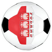 Polen Eagle Flag Shields Voetbal (Gedraaid)