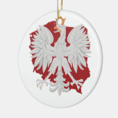 Polen Eagle Keramisch Ornament (Links)