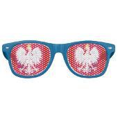 Polen* Eagle Party Shades Bril Retro Zonnebril (Voorkant)