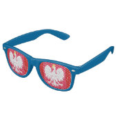 Polen* Eagle Party Shades Bril Retro Zonnebril (Gekanteld)