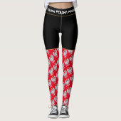 Polen & Eagle, Poolse mode van de vlag/sportfan Leggings (Voorkant)
