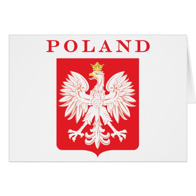 Polen Eagle Red Shield (Voorkant Horizontaal)
