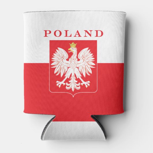 Polen Eagle Red Shield Blikjeskoeler (Voorkant)