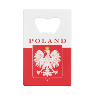 Polen Eagle Red Shield Creditkaart Flessenopener