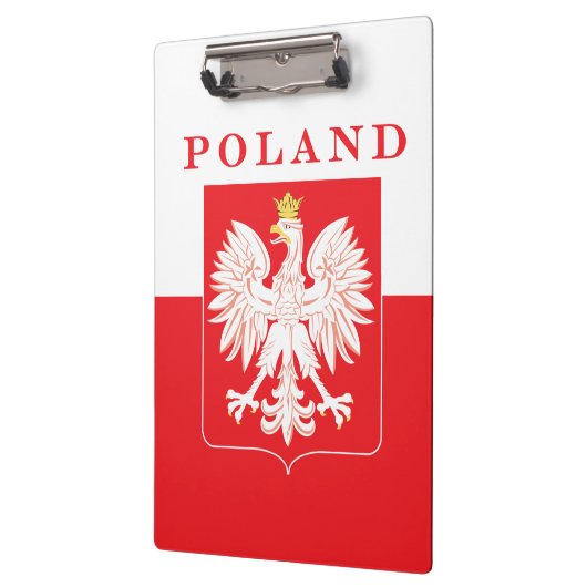 Polen Eagle Red Shield Klembord (Links)