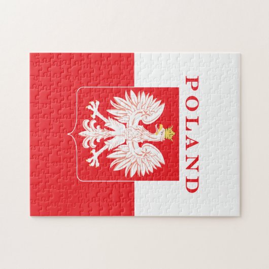 Polen Eagle Red Shield Legpuzzel (Horizontaal)