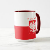 Polen Eagle Red Shield Mok (Voorkant rechts)