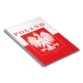 Polen Eagle Red Shield Notitieboek (Rechterzijde)