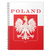 Polen Eagle Red Shield Notitieboek (Voorkant)