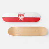 Polen Eagle Red Shield Persoonlijk Skateboard (Horizontaal)