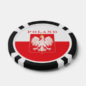 Polen Eagle Red Shield Poker Chips (Enkel)