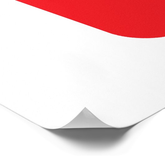 Polen Eagle Red Shield Poster (Hoek)