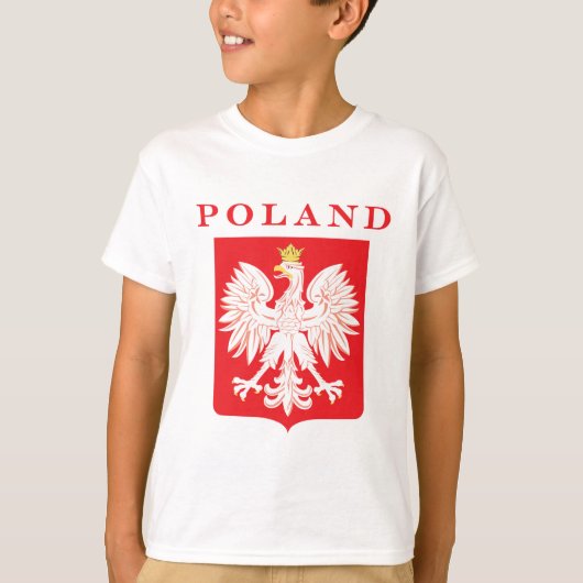 Polen Eagle Red Shield T-shirt (Voorkant)