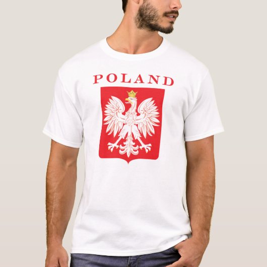 Polen Eagle Red Shield T-shirt (Voorkant)