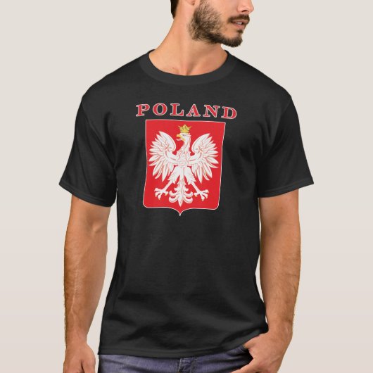 Polen Eagle Red Shield T-shirt (Voorkant)