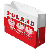 Polen Eagle Shields Groot Cadeauzakje (Achterkant Gekanteld)