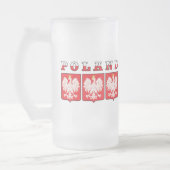 Polen Eagle Shields Matglas Bierpul (Links)