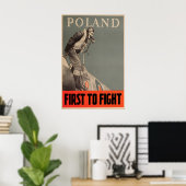 Polen Eerste om WWII-poster Britse Royal Poster (Thuiskantoor)