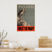 Polen Eerste om WWII-poster Britse Royal Poster (Keuken)