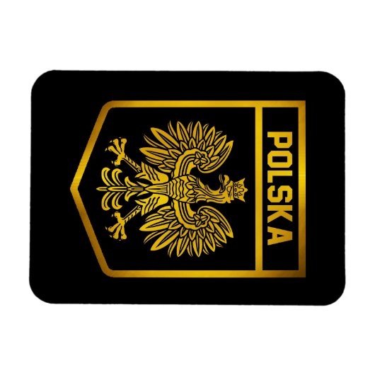 Polen Emblem Magneet (Horizontaal)