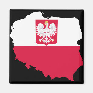 Polen Emblem Map Magneet