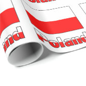 Polen en de Poolse vlag Cadeaupapier (Rol Hoek)