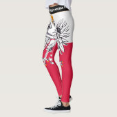 Polen en Eagle, Poolse mode van de vlag reizen/spo Leggings (Links)