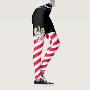 Polen en Eagle, Poolse mode van de vlag reizen/spo Leggings