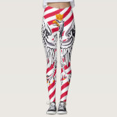 Polen en Eagle, Poolse mode van de vlag reizen/spo Leggings (Voorkant)