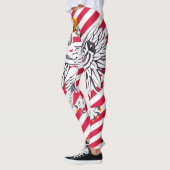Polen en Eagle, Poolse mode van de vlag reizen/spo Leggings (Links)