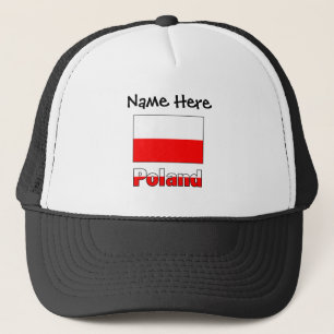 Polen en gepersonaliseerde Poolse vlag  Trucker Pet