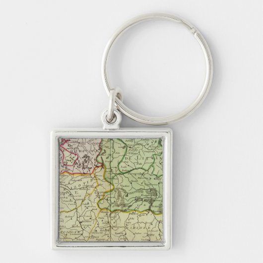 Polen en Litouwen Sleutelhanger (Voorkant)