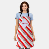 Polen en Poolse vlag Aangepast Schort (Gedragen)