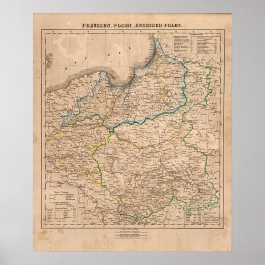 Polen en Rusland Poster (Voorkant)