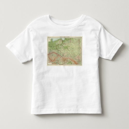 Polen en Tsjecho-Slowakije Kinder Shirts (Voorkant)