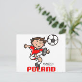 Polen - Euro 2012 Briefkaart (Staand voorkant)